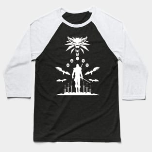 Wolf Witcher Baseball T-Shirt